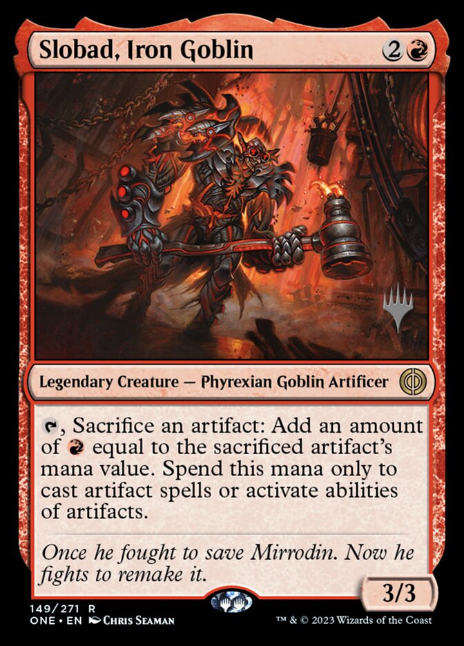 Slobad, Iron Goblin card front