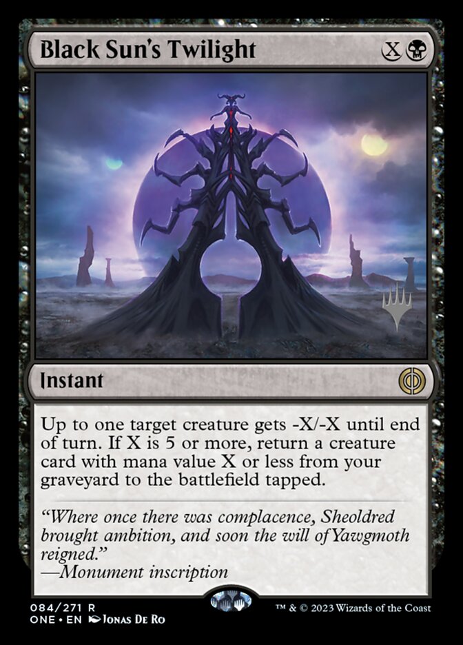 Black Sun's Twilight card front