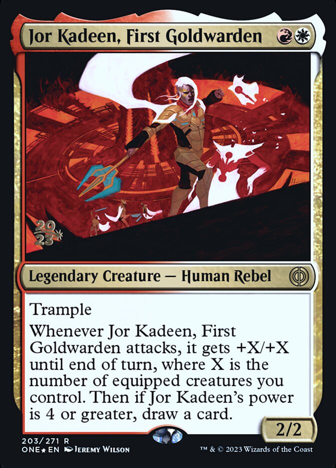 Jor Kadeen, First Goldwarden card front