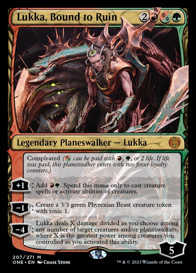 Lukka, Bound to Ruin card front