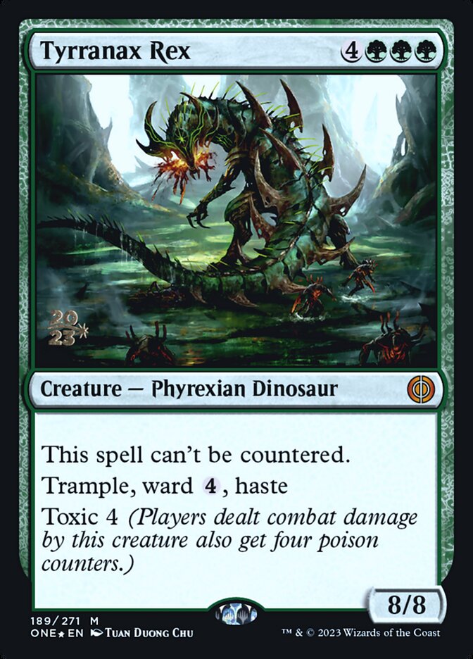 Tyrranax Rex card front