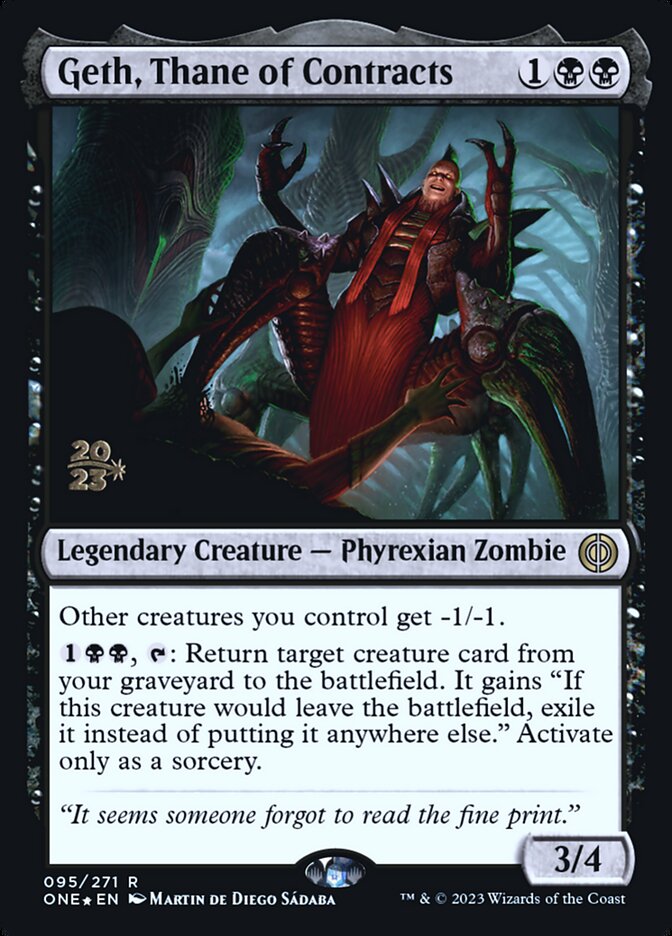 Geth, Thane of Contracts card front