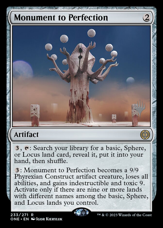 Monument to Perfection card front