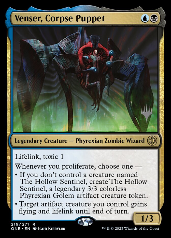 Venser, Corpse Puppet card front