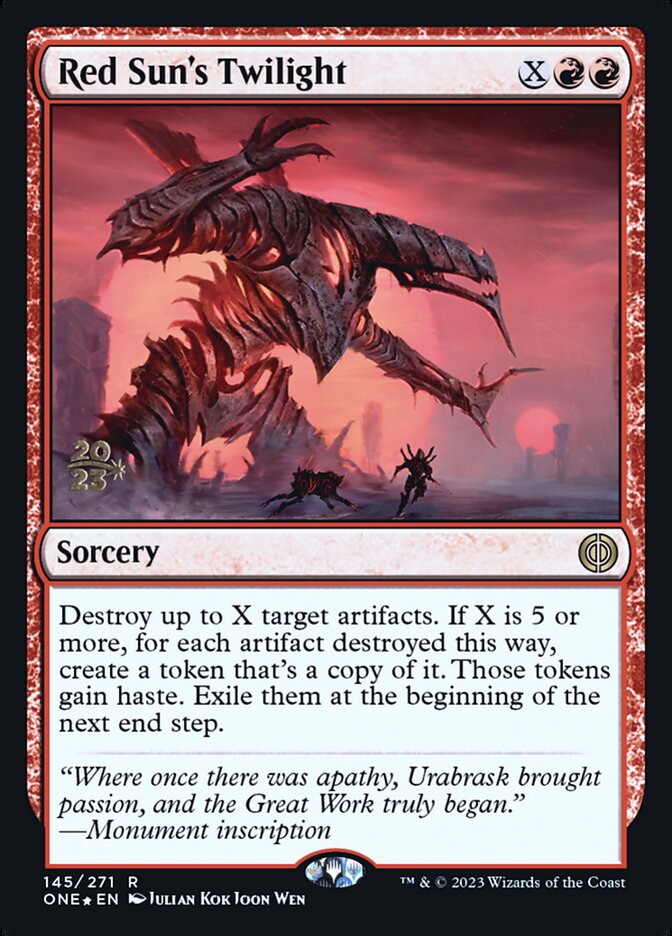 Red Sun's Twilight card front