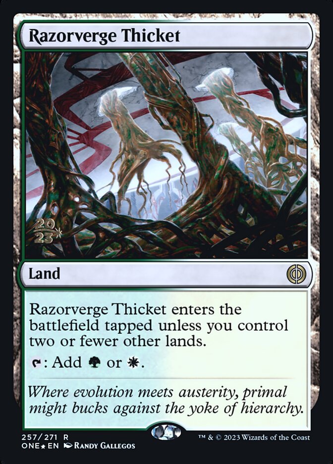 Razorverge Thicket card front