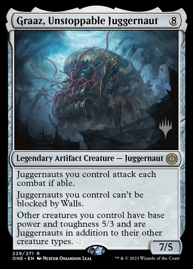 Graaz, Unstoppable Juggernaut card front