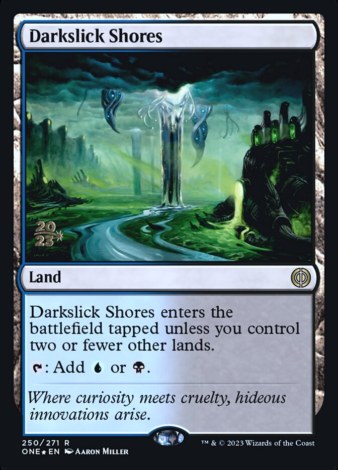 Darkslick Shores card front