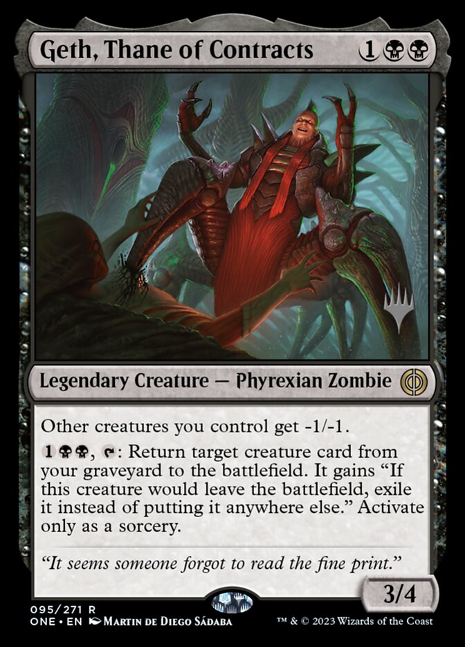 Geth, Thane of Contracts card front