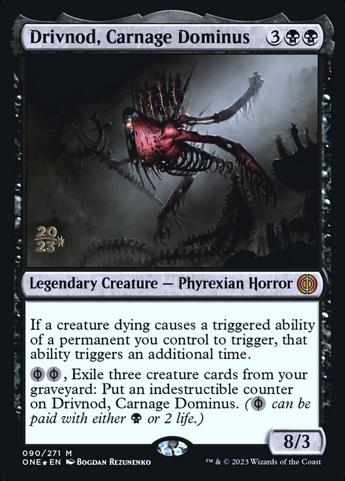Drivnod, Carnage Dominus card front