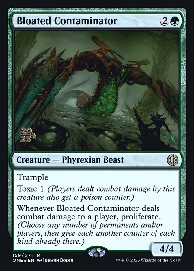 Bloated Contaminator card front