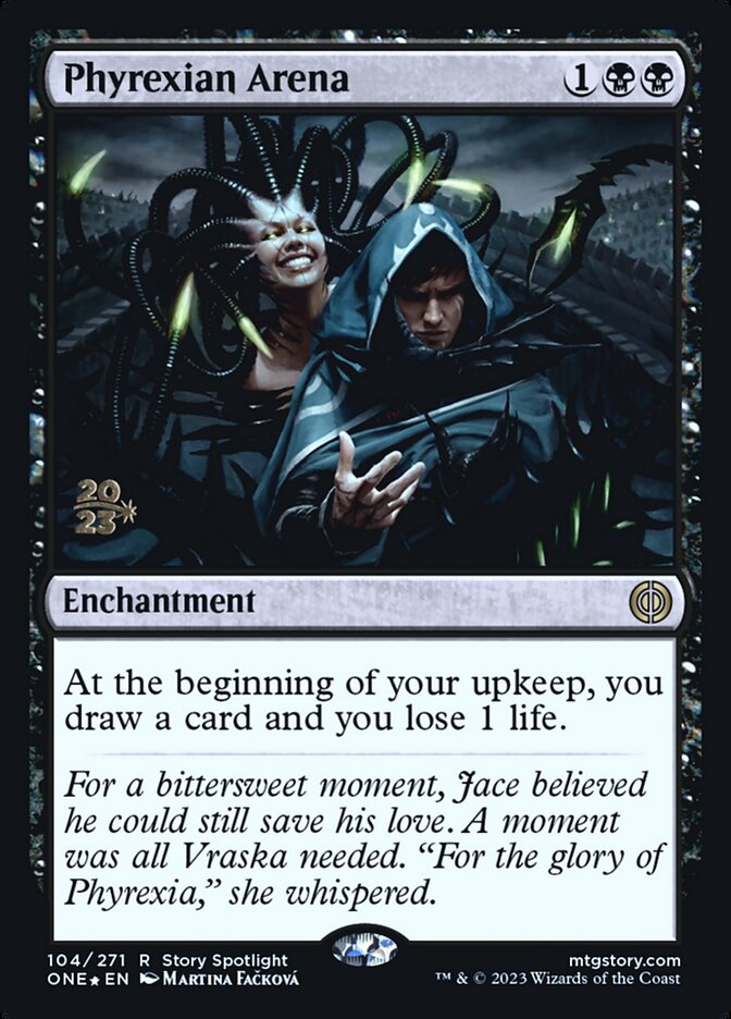 Phyrexian Arena card front