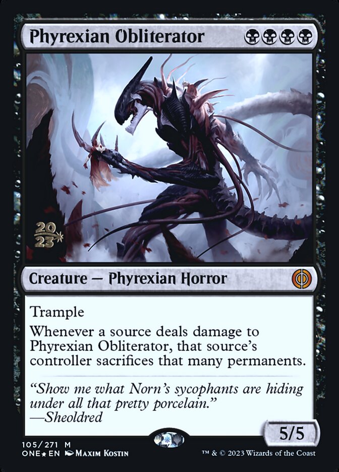 Phyrexian Obliterator card front