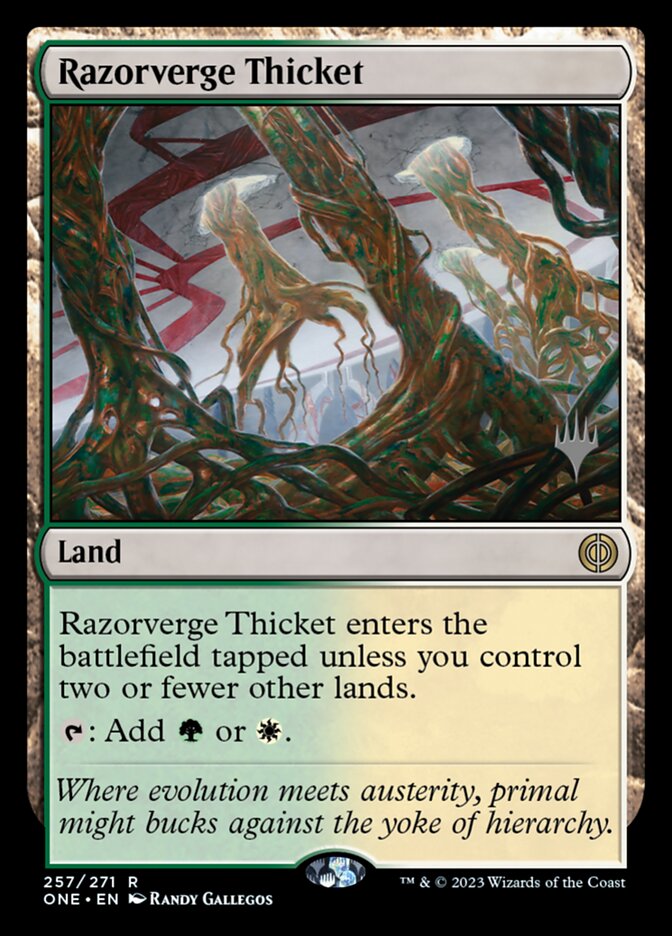 Razorverge Thicket card front