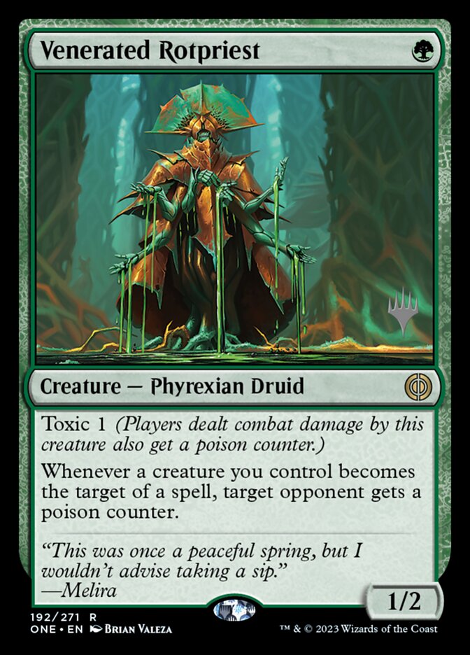 Venerated Rotpriest card front