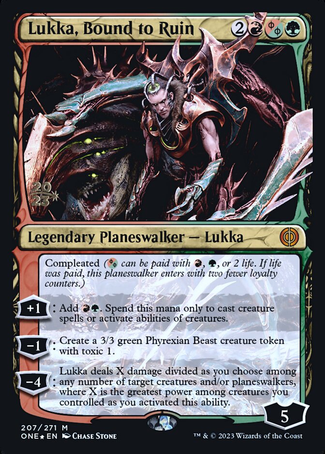 Lukka, Bound to Ruin card front