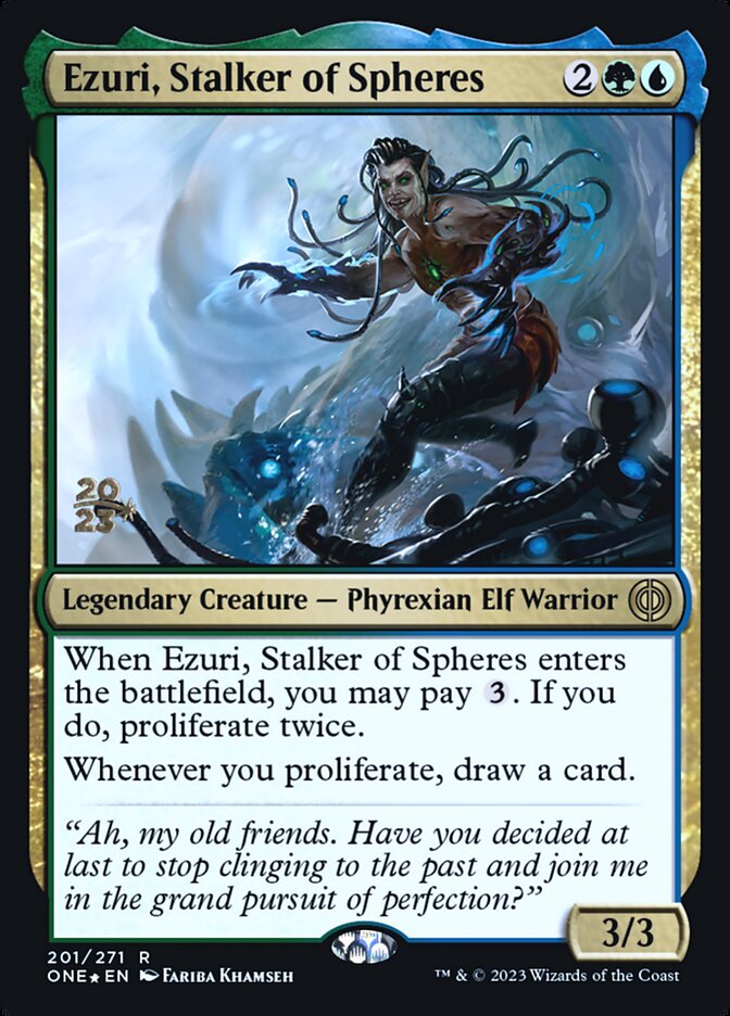 Ezuri, Stalker of Spheres card front
