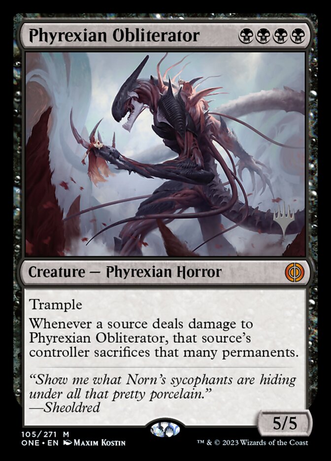 Phyrexian Obliterator card front