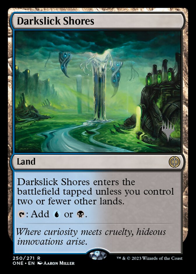 Darkslick Shores card front