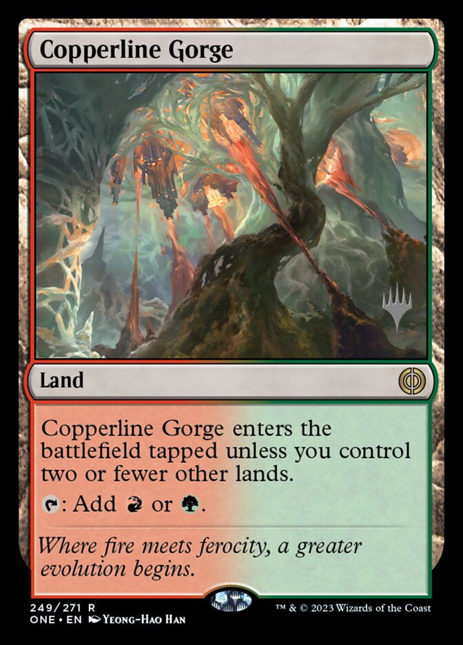 Copperline Gorge card front