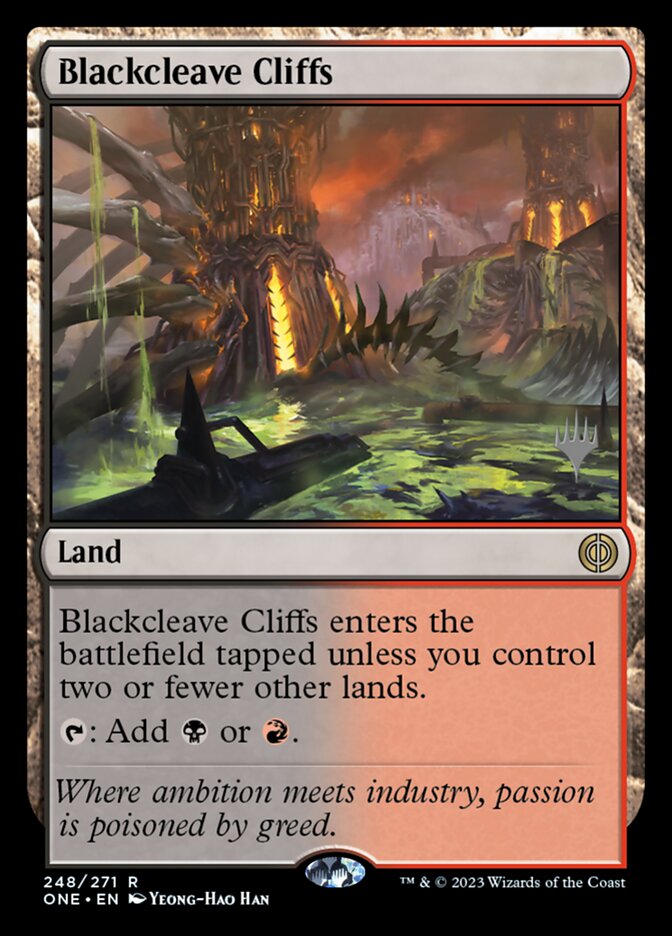 Blackcleave Cliffs card front
