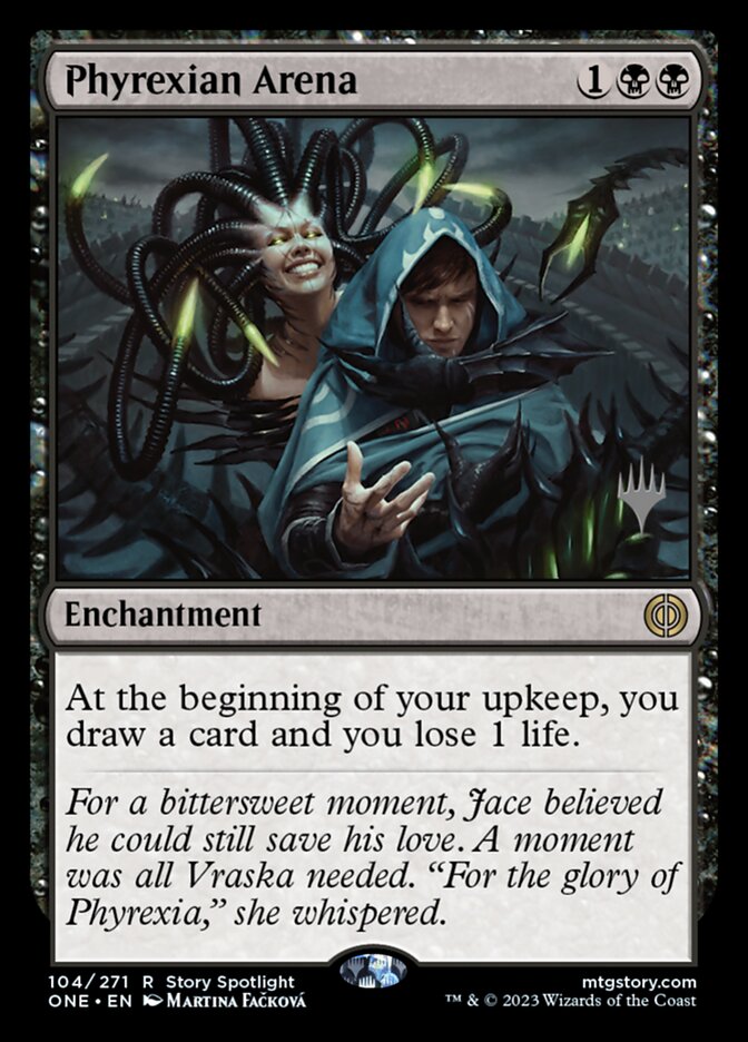 Phyrexian Arena card front