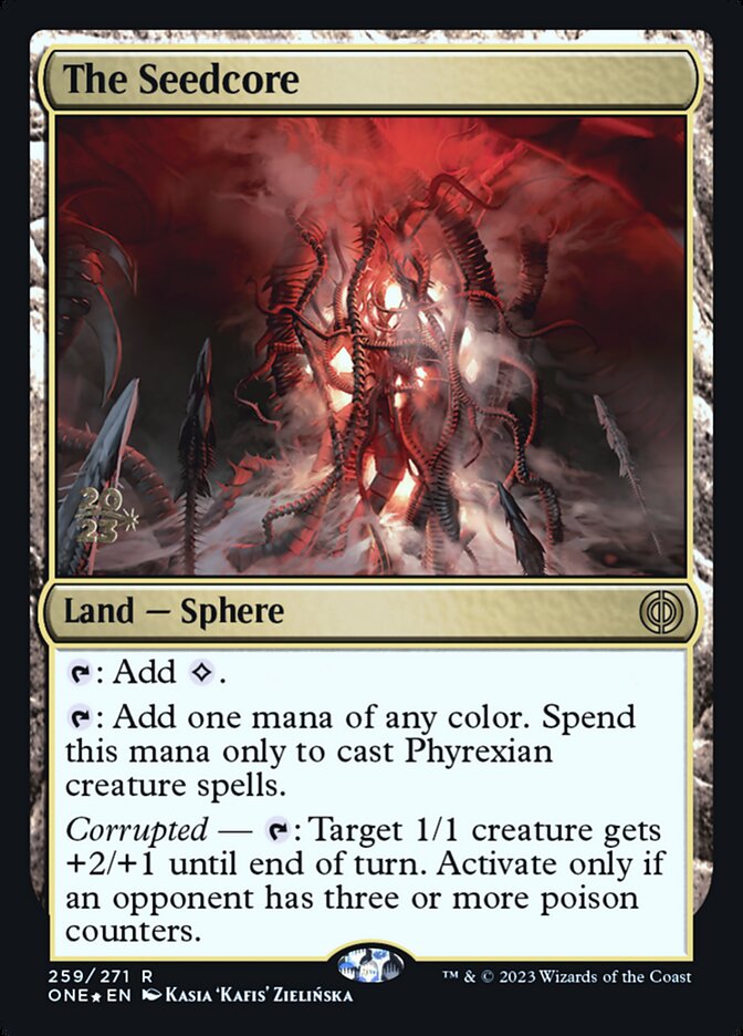 The Seedcore card front