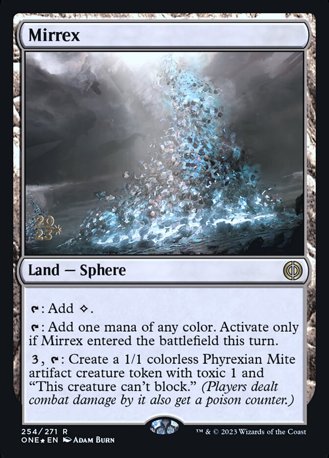 Mirrex card front