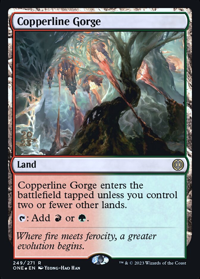 Copperline Gorge card front
