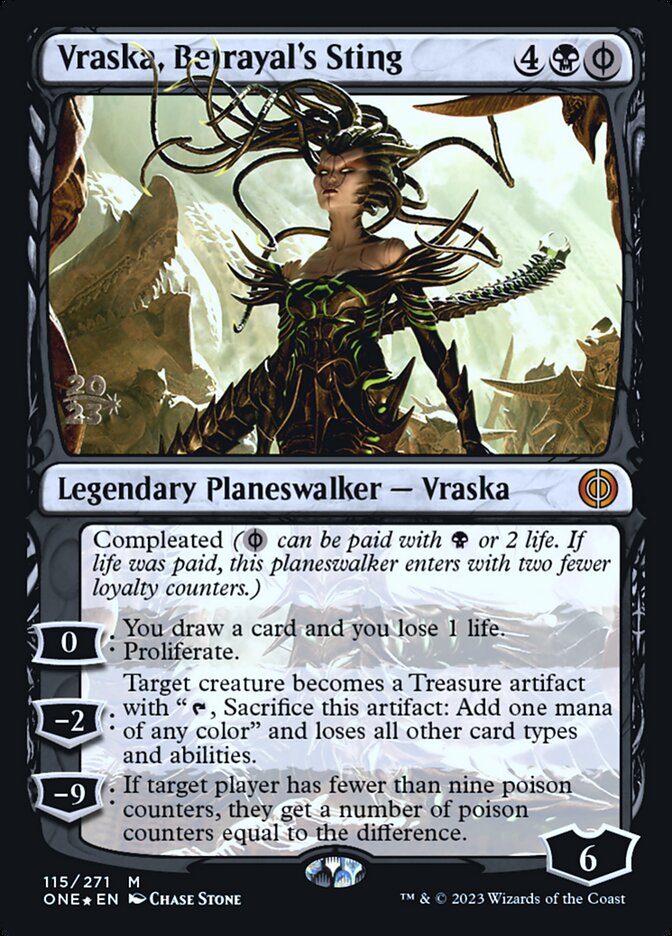 Vraska, Betrayal's Sting card front