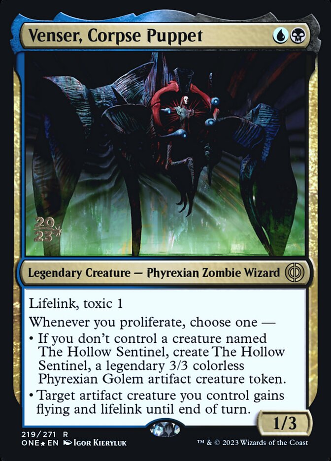 Venser, Corpse Puppet card front