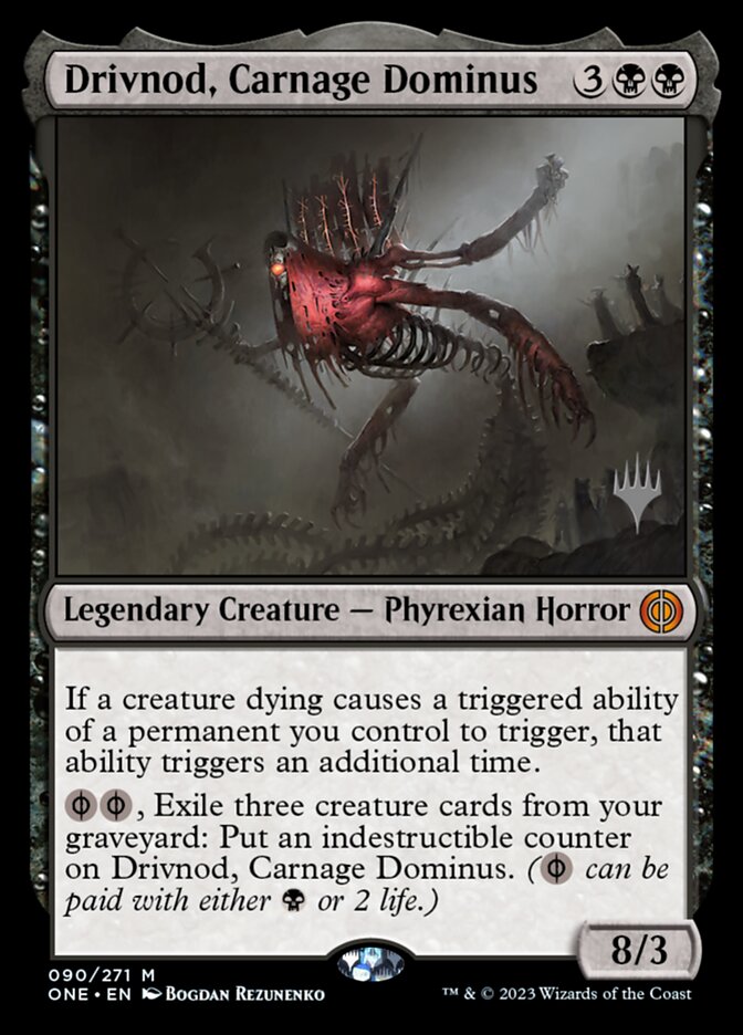 Drivnod, Carnage Dominus card front