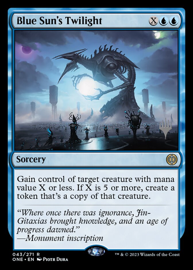 Blue Sun's Twilight card front