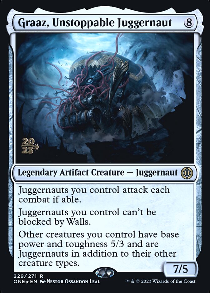 Graaz, Unstoppable Juggernaut card front