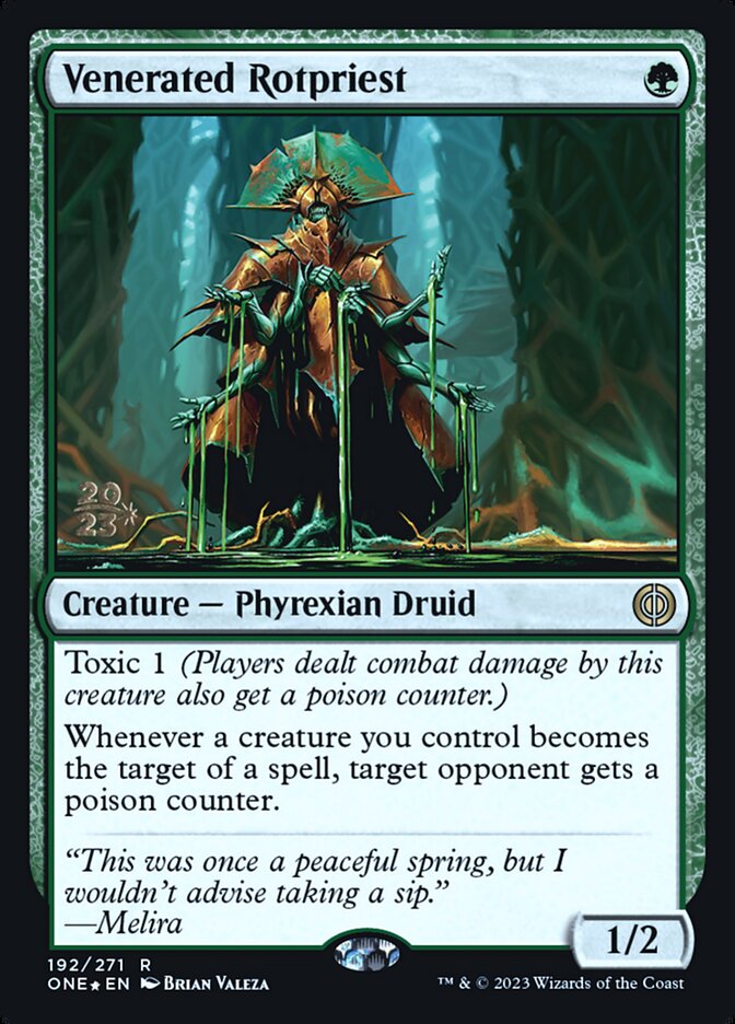 Venerated Rotpriest card front
