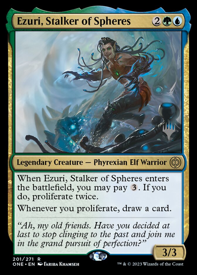 Ezuri, Stalker of Spheres card front