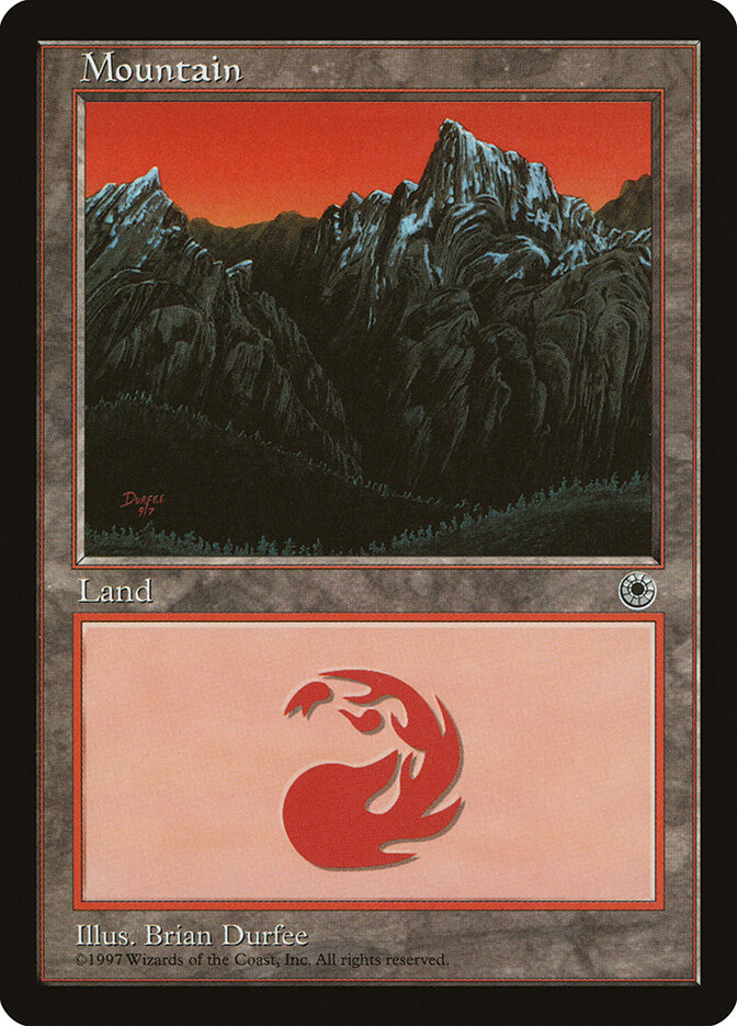 Mountain card front