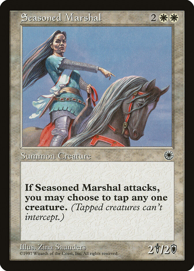 Seasoned Marshal card front