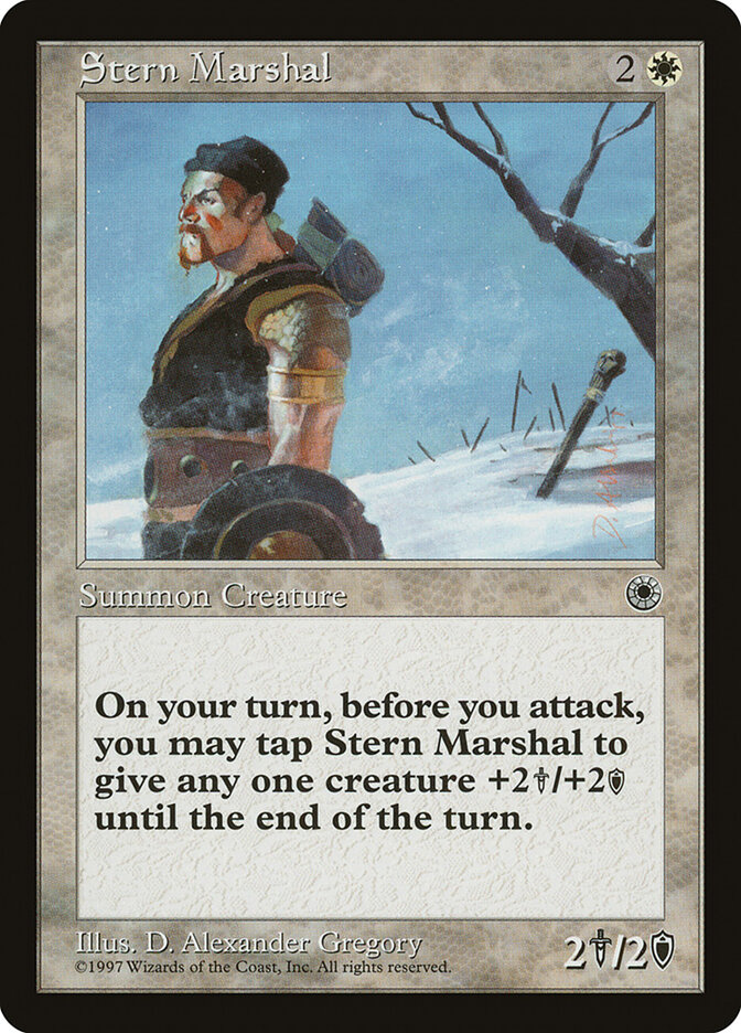 Stern Marshal card front