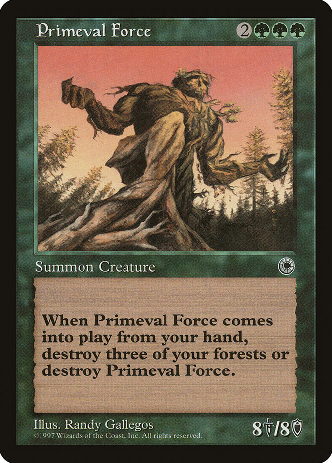 Primeval Force card front