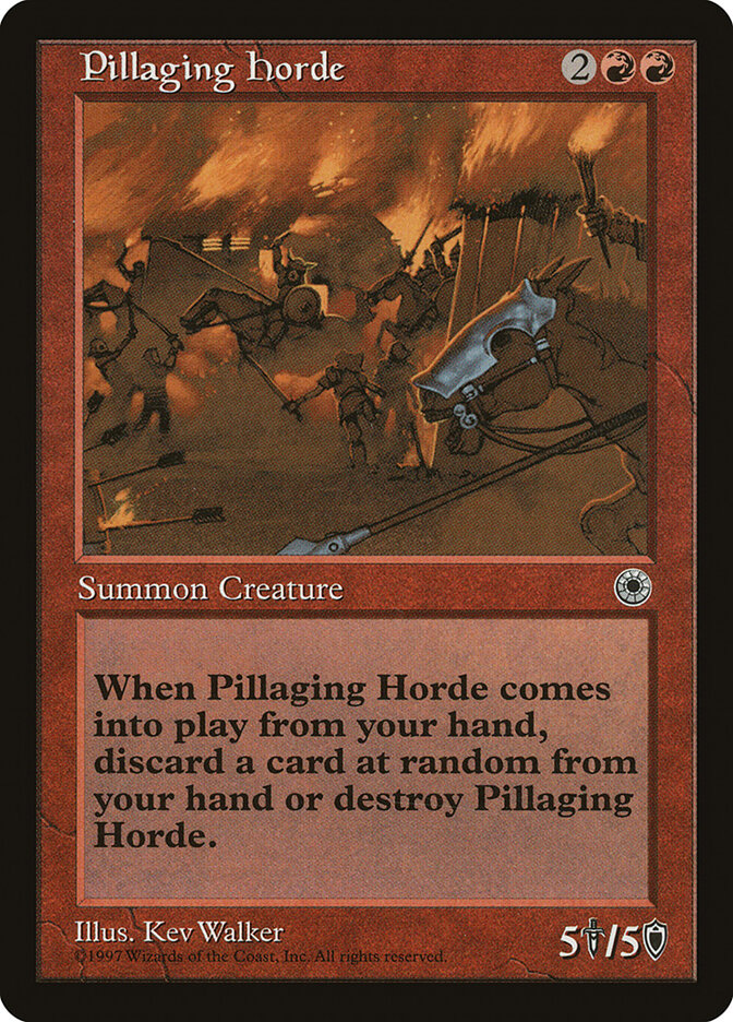 Pillaging Horde card front
