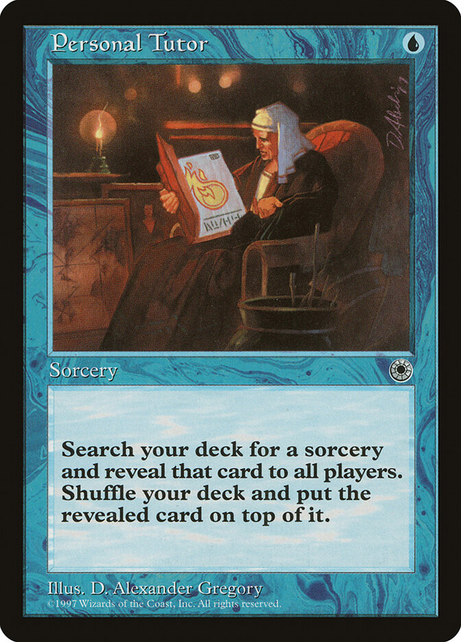 Personal Tutor card front