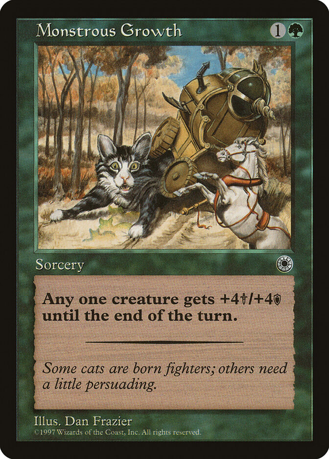 Monstrous Growth card front