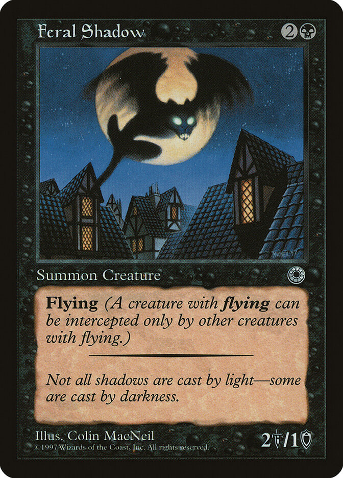 Feral Shadow card front
