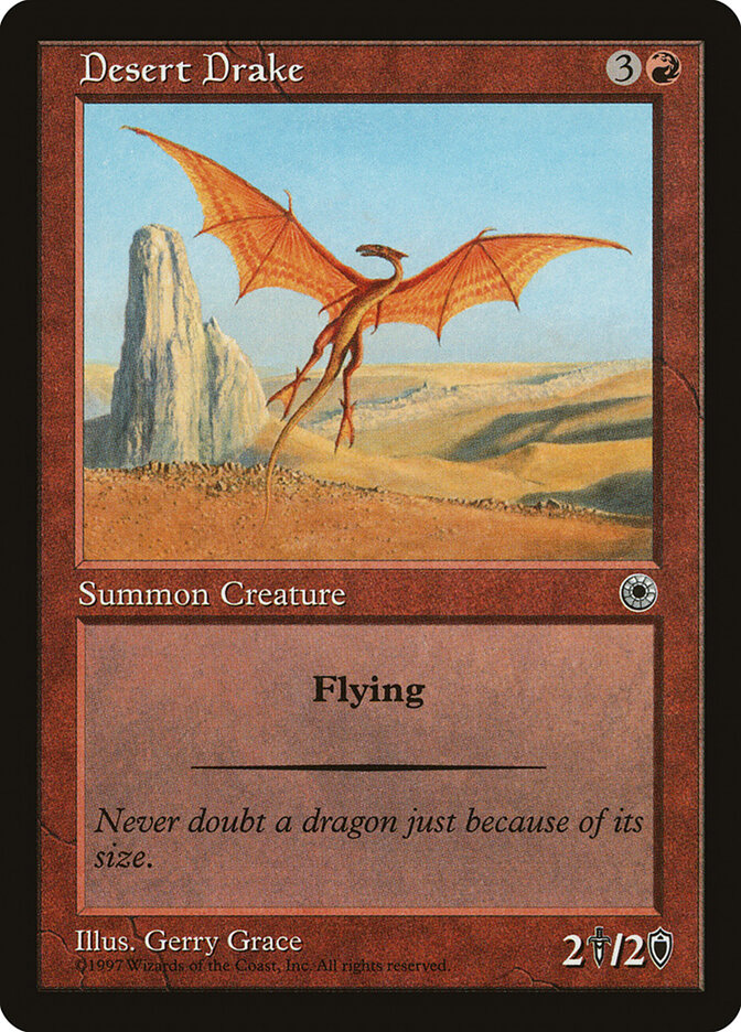 Desert Drake card front