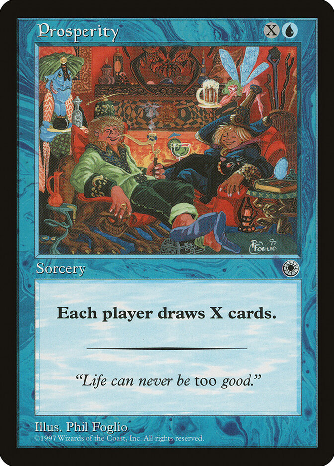 Prosperity card front
