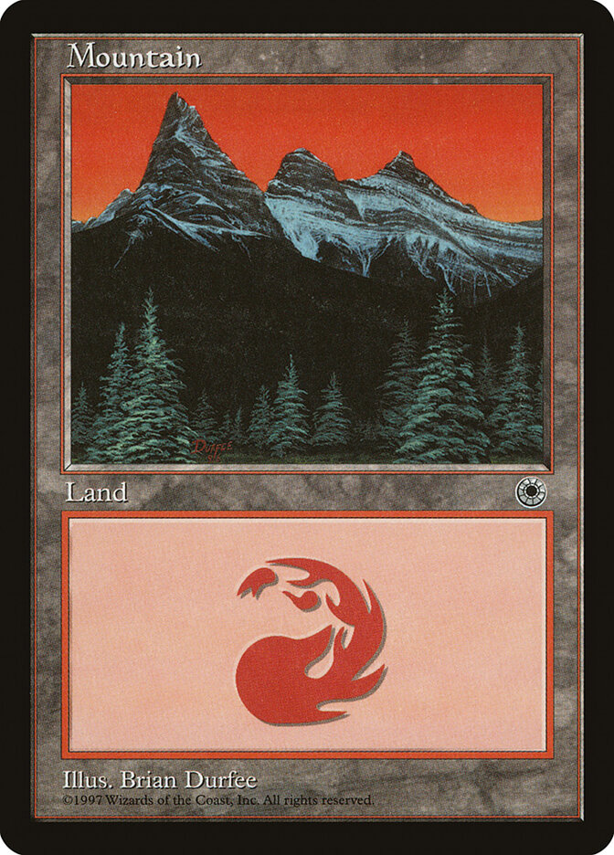 Mountain card front
