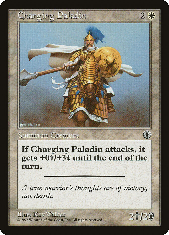 Charging Paladin card front