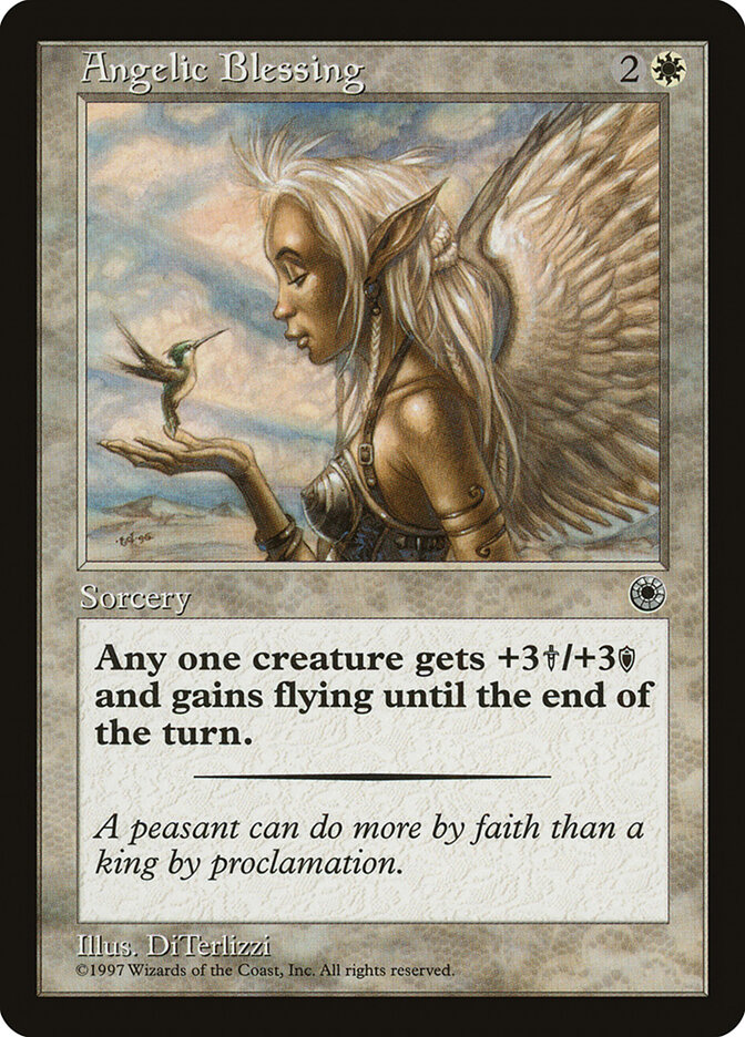 Angelic Blessing card front