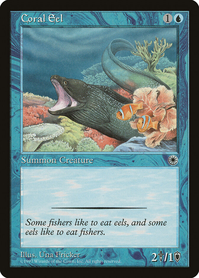 Coral Eel card front
